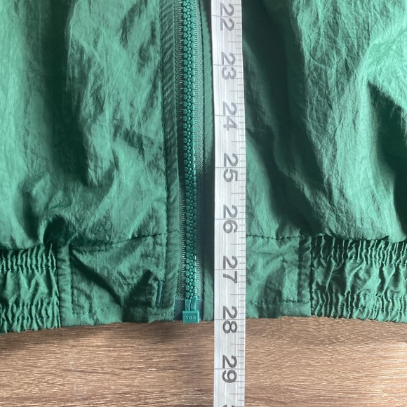 Unisex Vintage XL Green Starter Hamden Hall Zip Up Windbreaker - Picture 8 of 10